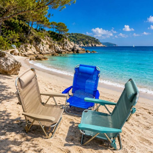 Sedia mare reclinabile - sedia,