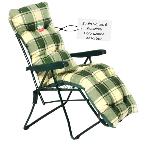 Sedia sdraio pieghevole con - sedia,