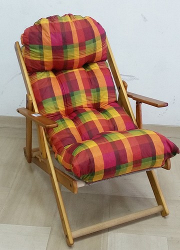 Poltrona imbottita relax - relax, legno